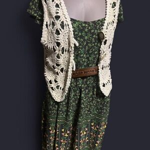 Bloom chic fairy core mushroom core sz 22 dress